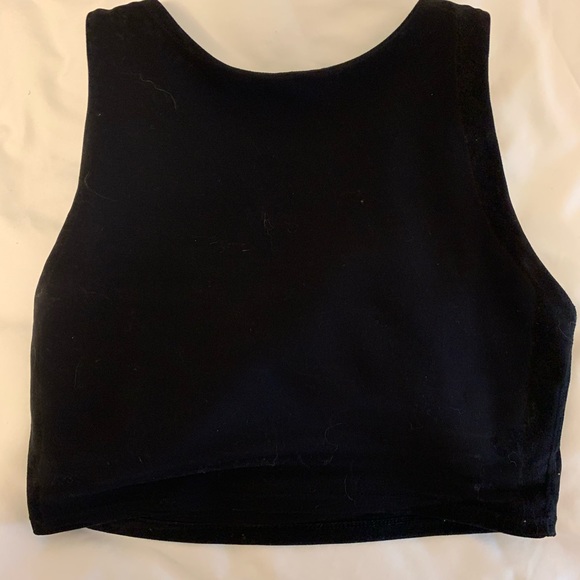 CRZ YOGA Long Line High Neck Sports Bra - Picture 2 of 3